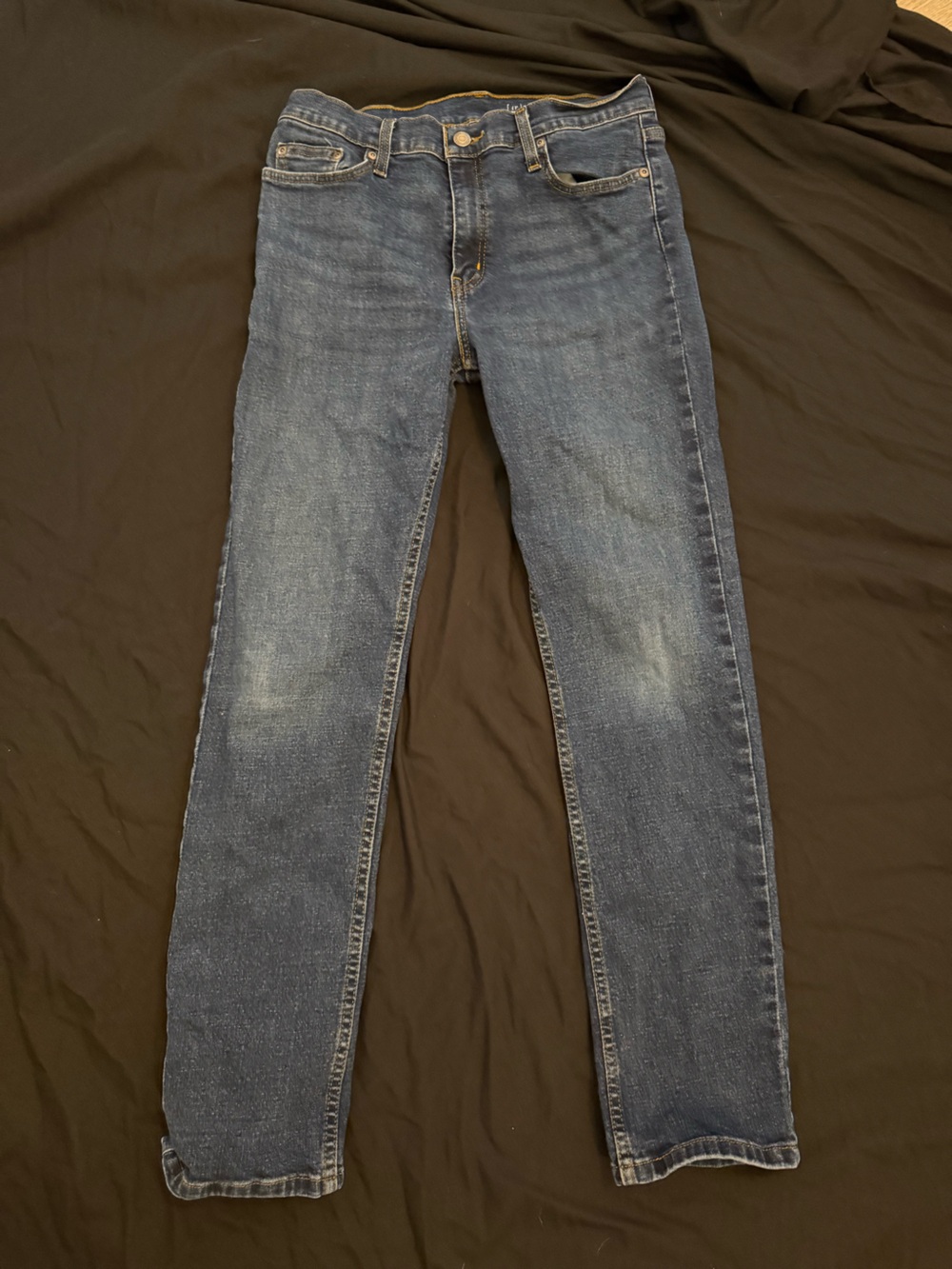 George Men's Blue Straight-Leg Jeans
